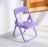 Держатель пластиковый для телефона мини-стул, фиолетовый - 2шт