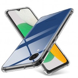 Чехол противоударный Антишок для Samsung Galaxy A03 Core 4G, прозрачный