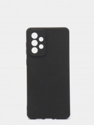 Чехол силиконовый c защитой камеры для Samsung Galaxy A23, черный