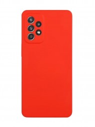 Чехол силиконовый c защитой камеры для Samsung Galaxy A23, красный