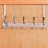 Скандинавские настенные крючки из нержавеющей стали для двери, шкафа, серебряный