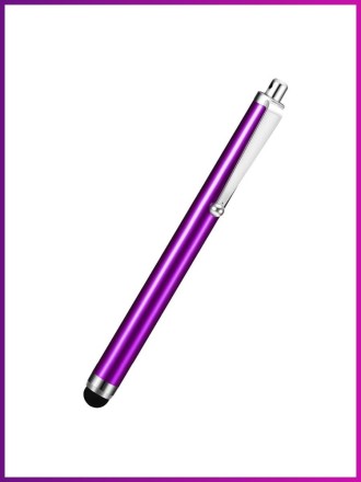 Стилус универсальный для смартфонов и планшетов, фиолетовый