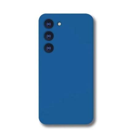 Чехол силиконовый для Samsung Galaxy S23 Plus, синий