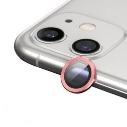 Защитное стекло на камеру для iPhone 11, розовый