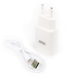 Зарядное устройство для телефона Сетевой адаптер + кабель USB Lightning 2.4A белый