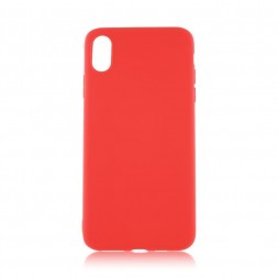 Чехол силиконовый для iPhone XS Max, красный