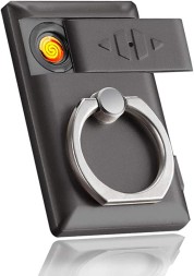 Держатель для телефона подставка кольцо Электронная зажигалка для телефона, черный