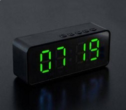 Часы-будильник светодиодные настольные LED (зеленые цифры)