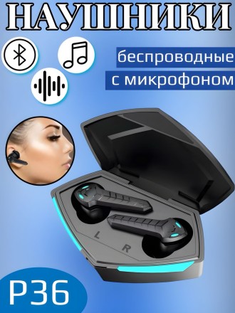 Bluetooth-наушники P36 с нулевой задержкой, Hi-Fi-звуком