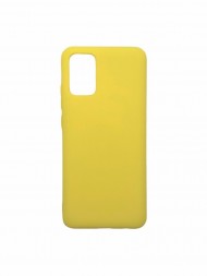 Чехол силиконовый для Samsung Galaxy A02s, жёлтый