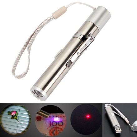 Мини-фонарик для медиков, двойной источник света LED, USB зарядка, (офтальмология, ЛОР) ver.3