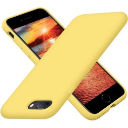 Чехол силиконовый для iPhone 7/8 Plus, желтый