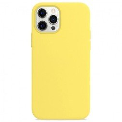 Чехол силиконовый для iPhone 12 Pro, желтый