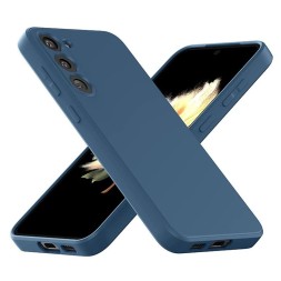Чехол силиконовый для Samsung Galaxy S23, темно-синий