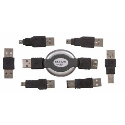 Набор USB 6 переходников и удлинитель