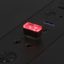 Подсветка в салон автомобиля, USB, красный - 2 шт