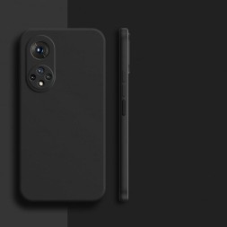 Чехол бархатный Silicone Cover для Huawei Nova 9SE, черный