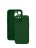 Чехол мягкий для iPhone 15 Pro Max с защитой камеры, темно зеленый