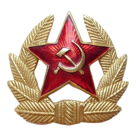 Значок пин металлический на одежду кокарда Советской Армии со звездой