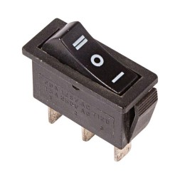 Клавишный выключатель Rexant 36-2220, 250 В, 10 А, ON-OFF-ON, 3с, черный, с нейтралью - 2 шт