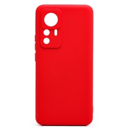 Чехол бархатный Silicone Cover для Xiaomi Mi 12T, красный