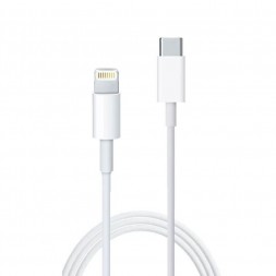 USB кабель с Lightning на Type-C, 1 м, белый