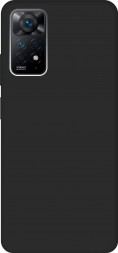 Чехол силиконовый для Xiaomi Redmi Note 11 Pro, чёрный