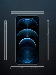 Защитные боковые плёнки для iPhone 12, прозрачные (3шт)