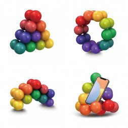 Мячики магнитные развивающие головоломки для детей со свободным вращением для создания разных форм