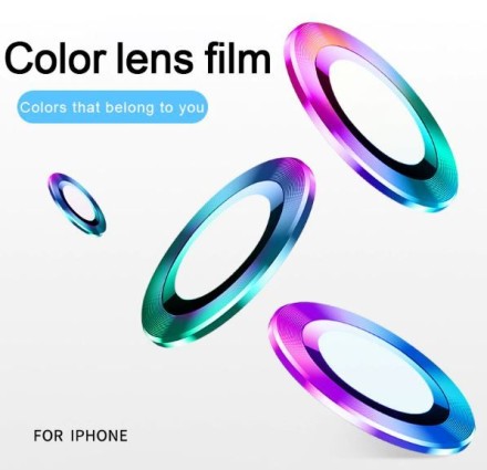 Защитное стекло линзы для камеры iPhone 13 Pro, цветное