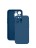 Чехол мягкий для iPhone 15 Pro Max с защитой камеры, темно синий