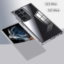 Чехол силиконовый для Samsung Galaxy S23 Ultra, прозрачный