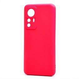 Чехол бархатный Silicone Cover для Xiaomi Mi 12T, розовый