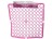 Коврик решетка для раковины квадрат, розовый - 3шт