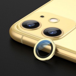 Защитное стекло на камеру для iPhone 11, золотистый