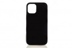Чехол силиконовый для iPhone 12 mini, черный