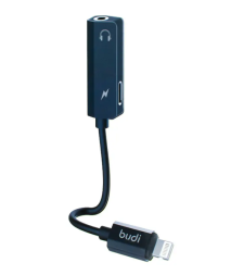 Переходник для аудио и зарядки iPhone Budi DC139DB