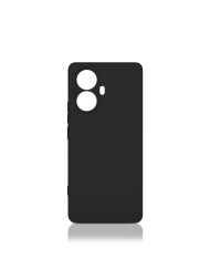 Чехол силиконовый для Realme 10 Pro Plus с защитой камеры, черный