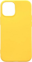 Чехол силиконовый для iPhone 12 Mini, жёлтый