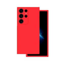 Чехол силиконовый для Samsung Galaxy S23 Ultra, красный