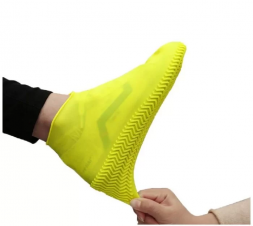 Силиконовые чехлы-бахилы для обуви, желтый, размер L