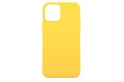 Чехол силиконовый для iPhone 12 Pro Max, жёлтый