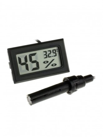 Термометр-гигрометр электронный с выносным датчиком