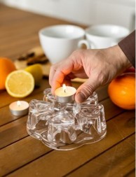 Подставка для подогрева стеклянного чайника свечой