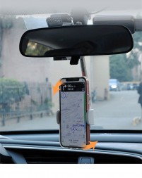 Держатель автомобиля для зеркала заднего телефона и на головку сиденья, белая