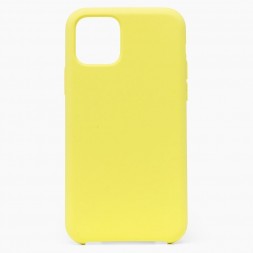 Чехол силиконовый для iPhone 11 Pro Max, жёлтый