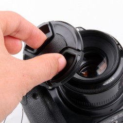 Крышка объектива камеры 55 мм для Canon Nikon Sony Olypums Fuji Lumix - 2шт