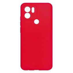 Чехол бархатный Silicone Cover для Xiaomi Redmi A1 Plus, красный