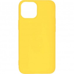 Чехол силиконовый для iPhone 13 Mini, жёлтый