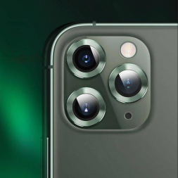 Защитное стекло на камеру для iPhone 11, зеленый